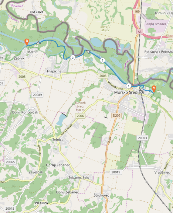 Prikaz na karti 03 MURSKA STAZA Prikaz na karti 03 MURSKA STAZA